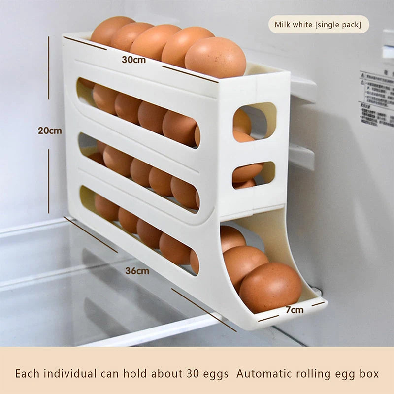 Organize and store your eggs securely with our sleek, space-saving Egg Holder, designed for easy access and maximum freshness in your fridge!