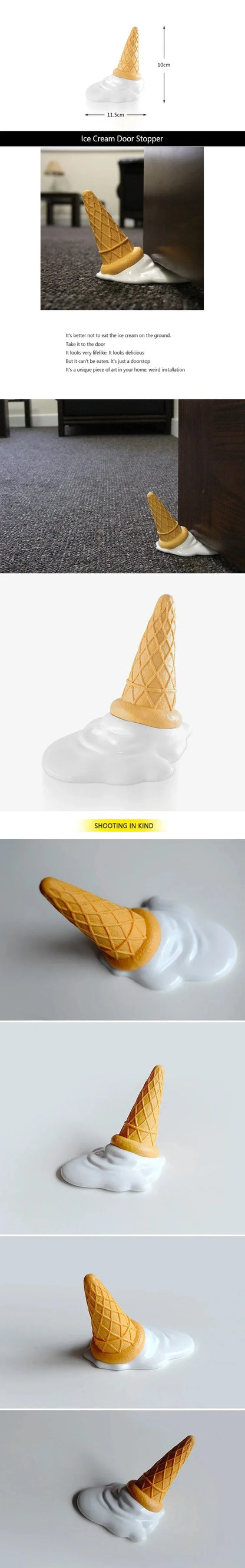 Ice cream door stop.