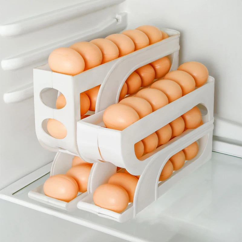 Organize and store your eggs securely with our sleek, space-saving Egg Holder, designed for easy access and maximum freshness in your fridge!