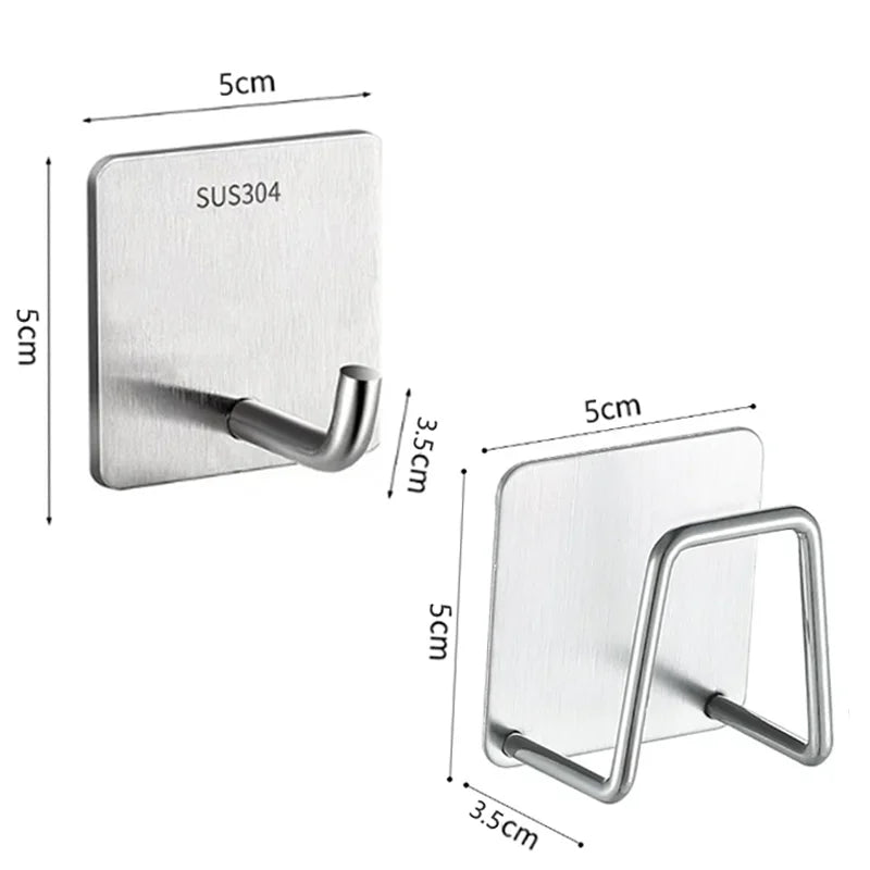 Stainless steel hooks for sponges etc.