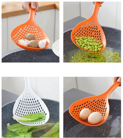 1pc Large Nylon Food Strainer Spoon.