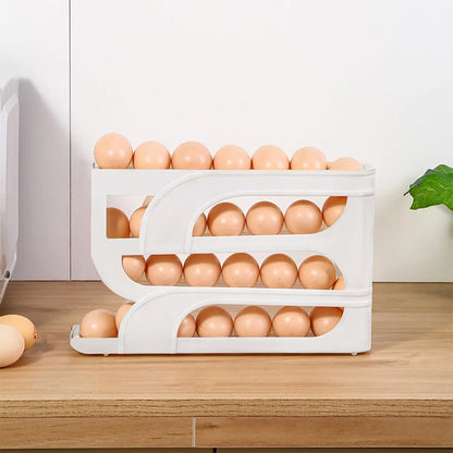 Organize and store your eggs securely with our sleek, space-saving Egg Holder, designed for easy access and maximum freshness in your fridge!