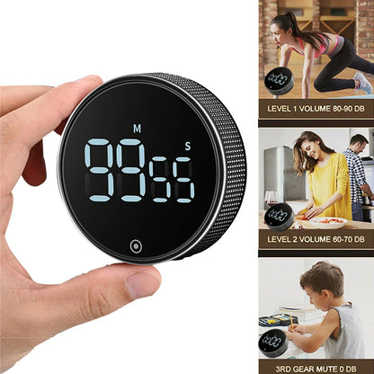 Digital Kitchen Clock - Clear Display & Reliable Timer for Precision Cooking.