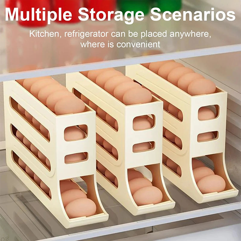 Organize and store your eggs securely with our sleek, space-saving Egg Holder, designed for easy access and maximum freshness in your fridge!