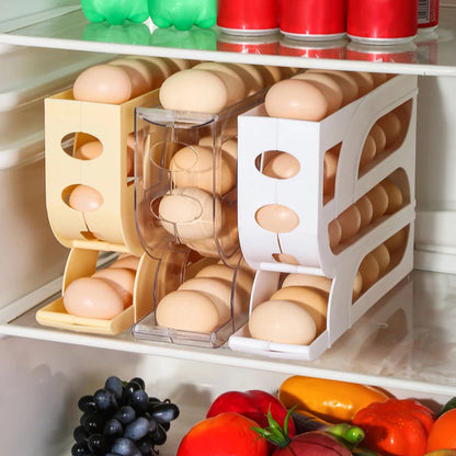 Organize and store your eggs securely with our sleek, space-saving Egg Holder, designed for easy access and maximum freshness in your fridge!