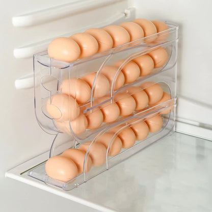 Organize and store your eggs securely with our sleek, space-saving Egg Holder, designed for easy access and maximum freshness in your fridge!