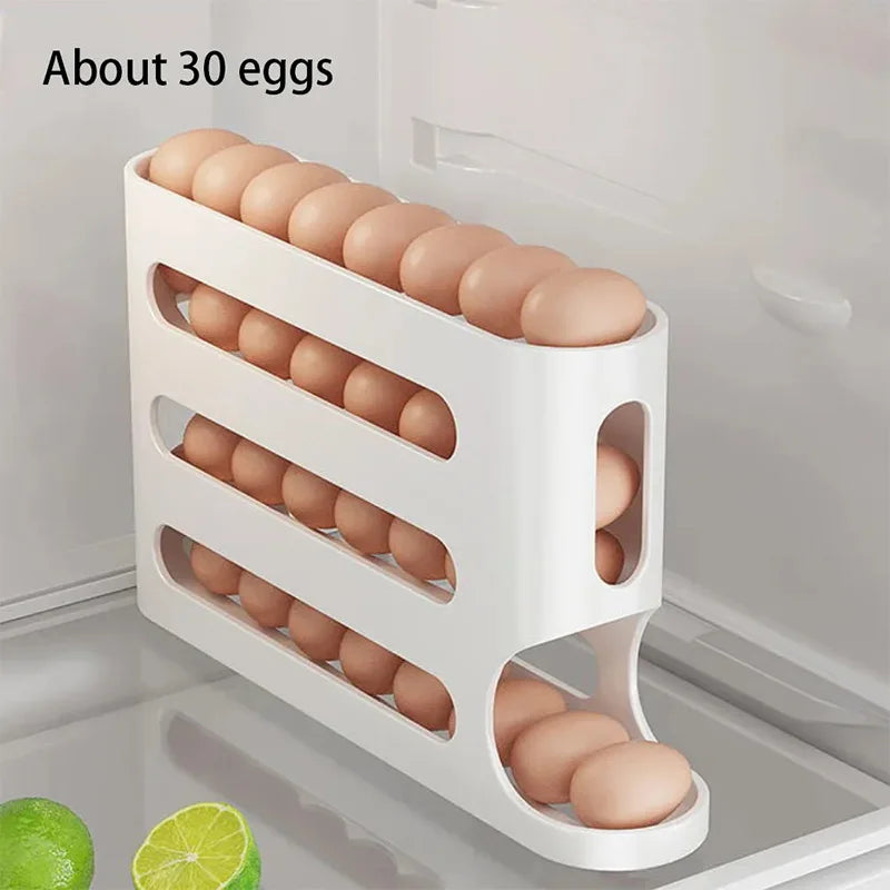 Organize and store your eggs securely with our sleek, space-saving Egg Holder, designed for easy access and maximum freshness in your fridge!