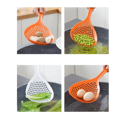 1pc Large Nylon Food Strainer Spoon.