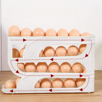 Organize and store your eggs securely with our sleek, space-saving Egg Holder, designed for easy access and maximum freshness in your fridge!