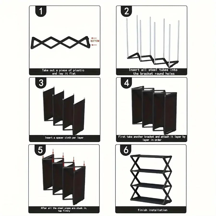 Shoe rack, organise your shoes neatly with the all new shoe rack.