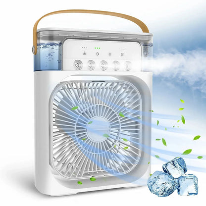 3 in 1 fan cooler, beat the heat wherever you go with long lasting power so you can stay cool for long.