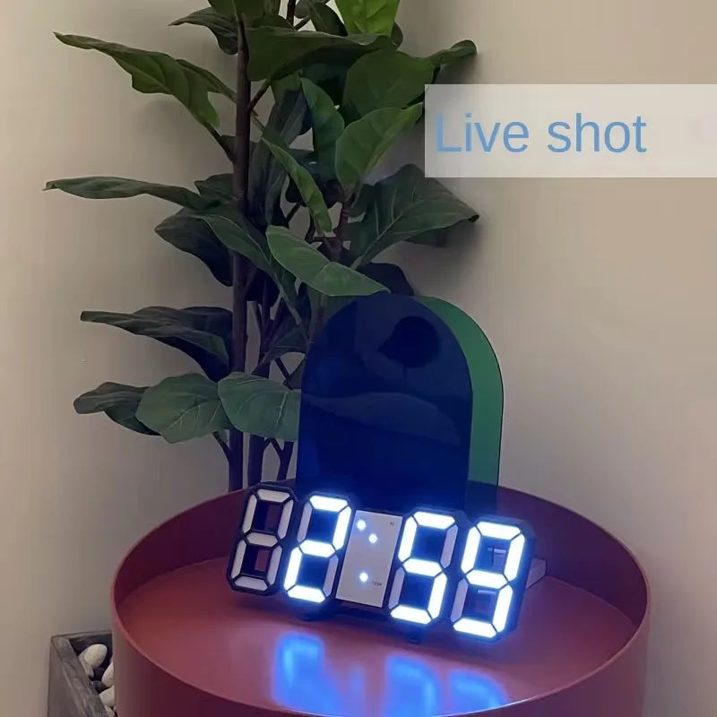 Table  3D LED Digital Alarm Clock.