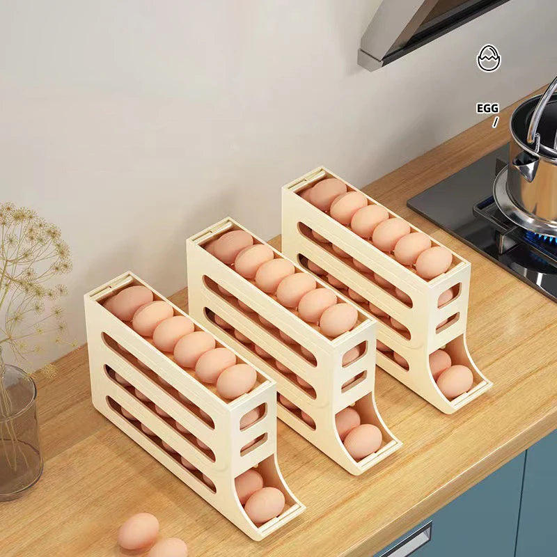 Organize and store your eggs securely with our sleek, space-saving Egg Holder, designed for easy access and maximum freshness in your fridge!