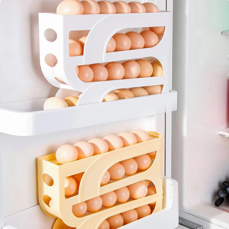 Organize and store your eggs securely with our sleek, space-saving Egg Holder, designed for easy access and maximum freshness in your fridge!