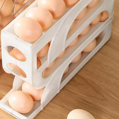 Organize and store your eggs securely with our sleek, space-saving Egg Holder, designed for easy access and maximum freshness in your fridge!