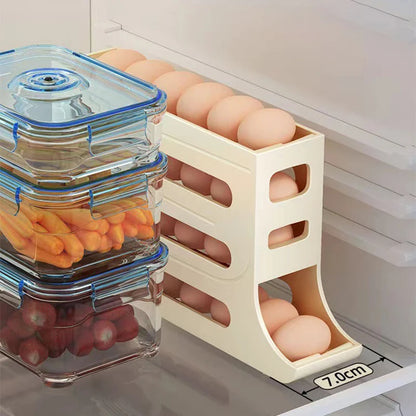 Organize and store your eggs securely with our sleek, space-saving Egg Holder, designed for easy access and maximum freshness in your fridge!