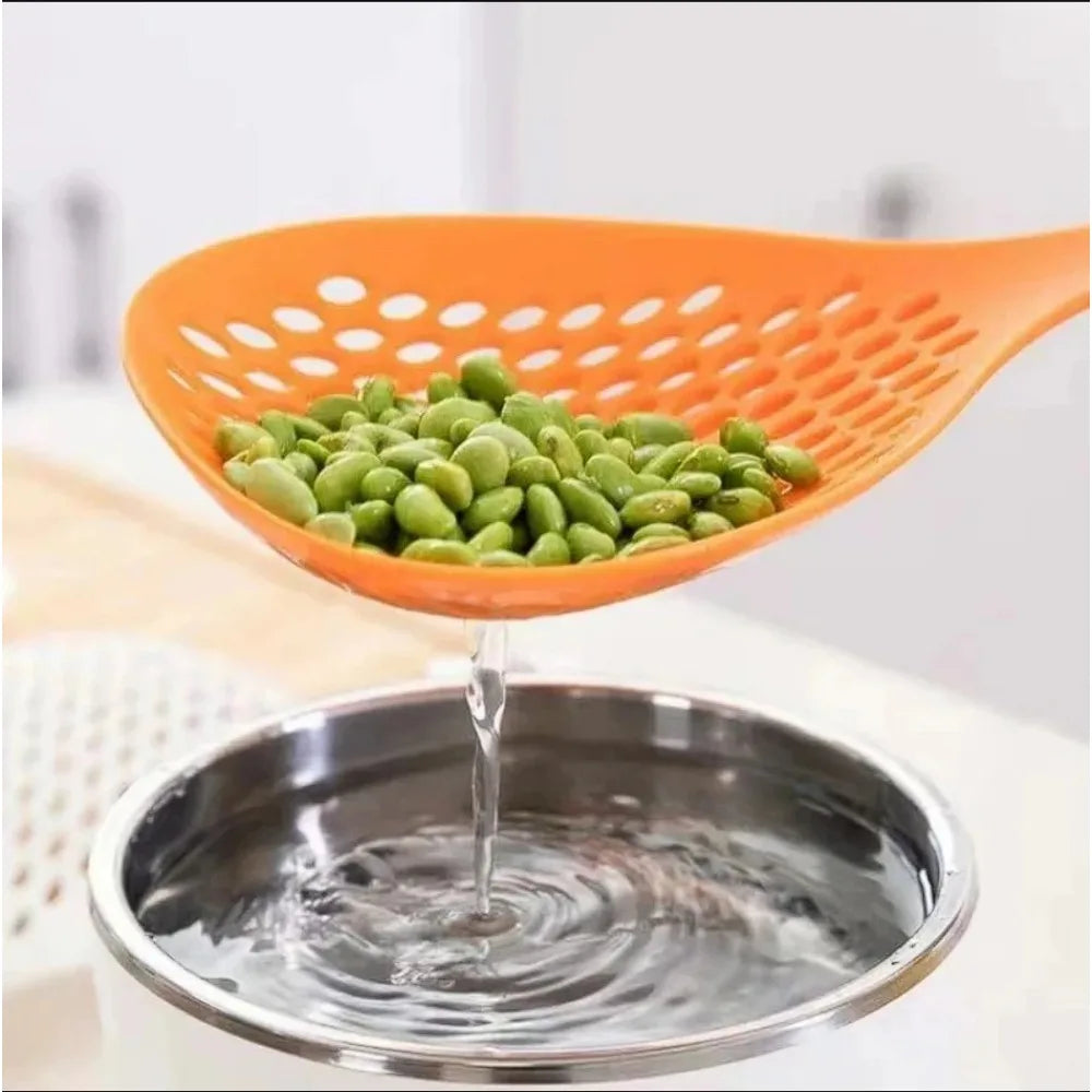 1pc Large Nylon Food Strainer Spoon.